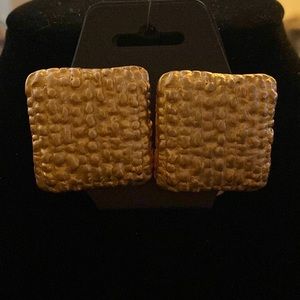 Gold CLIP ON Earrings